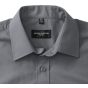 Russell Chemise en Popeline Polyester/Coton classique manches courtes homme convoy_grey