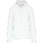 Kariban Sweat-shirt écoresponsable zippé à capuche homme white