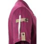 karlowsky Women's Short-Sleeve Chef Jacket Green Generation Sustainable GRS Fuchsia
