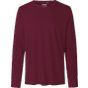 Neutral Mens Long Sleeve T-Shirt bordeaux
