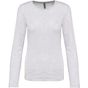 Kariban T-shirt col rond manches longues femme ash_heather