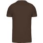 kariban T-shirt col rond manches courtes homme chocolate