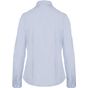 Kariban Chemise popeline manches longues femme  striped_pale_blue