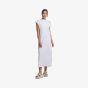 Build Your Brand Ladies Long Extended Shoulder Dress