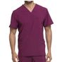 Dickies Medical Haut col V homme wine