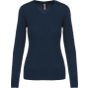 Kariban Pull col V femme navy