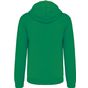 kariban sweat-shirt zippé capuche contrastée light_kelly_green/white