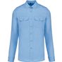 Kariban Chemise pilote manches longues homme sky_blue