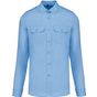 kariban Chemise pilote manches longues homme sky_blue