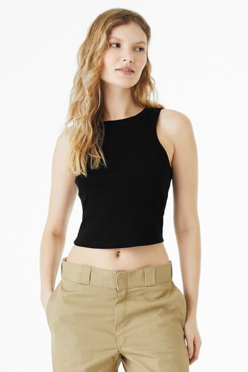 Image produit Women's micro rib racer tank