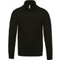 Kariban Sweat-shirt col zippé  black