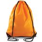 Kimood Sac à dos cordelettes orange