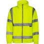 Korntex Hi-Vis safety fleece-jacket bergen Signal yellow
