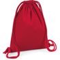 westfordmill Sac de gym en coton biologique de qualité classic_red