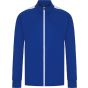 Finden+Hales Adults' knitted tracksuit top royal/white