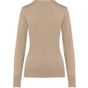 Kariban Pull col V femme beige_heather