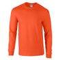 Gildan Adult T-Shirt Ultra-cotton Long Sleeve - orange - L