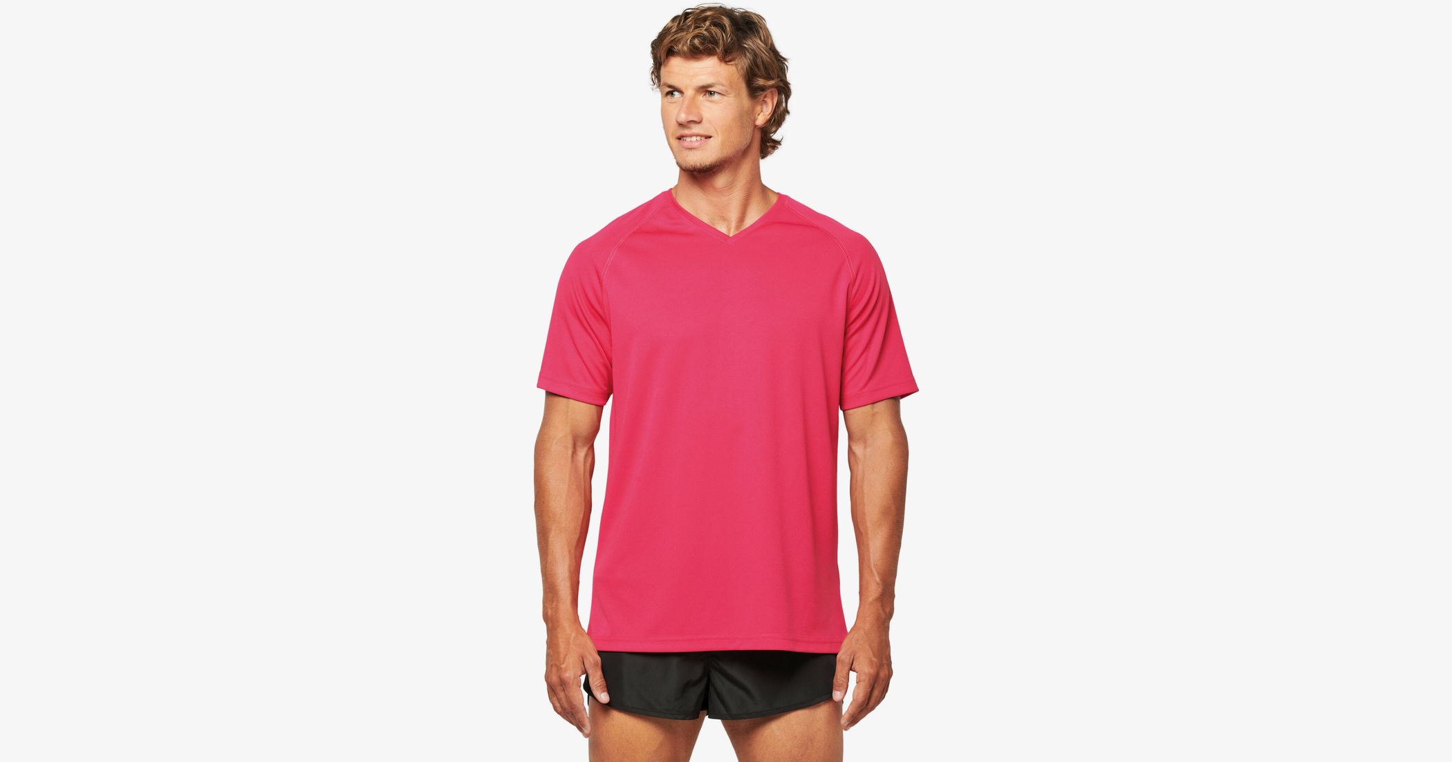 Chemise à manches courtes en coton mélangé blanche unie à coupe regular fit