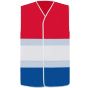 Korntex National safety vest Red / White / Blue