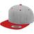 flexfit Classic Snapback 2-Tone Cap heather/red