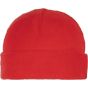 K-up Bonnet recyclé micropolaire avec revers  red