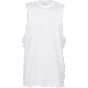 SF Clothing Men´s high neck slash armhole vest white