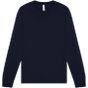 Bella Unisex jersey long sleeve tee navy