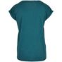 Build Your Brand Ladies Extended Shoulder Tee teal