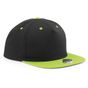 Beechfield Casquette Snapback contrastée à 5 panneaux black/lime_green