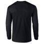 Gildan Adult T-Shirt Ultra-cotton Long Sleeve black