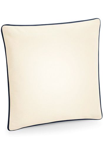 Image produit Housse de coussin à bord passepoilé en coton issu du commerce équitable