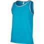 anvil Adult Fashion Basic Tank caribbean_blue/heather_grey