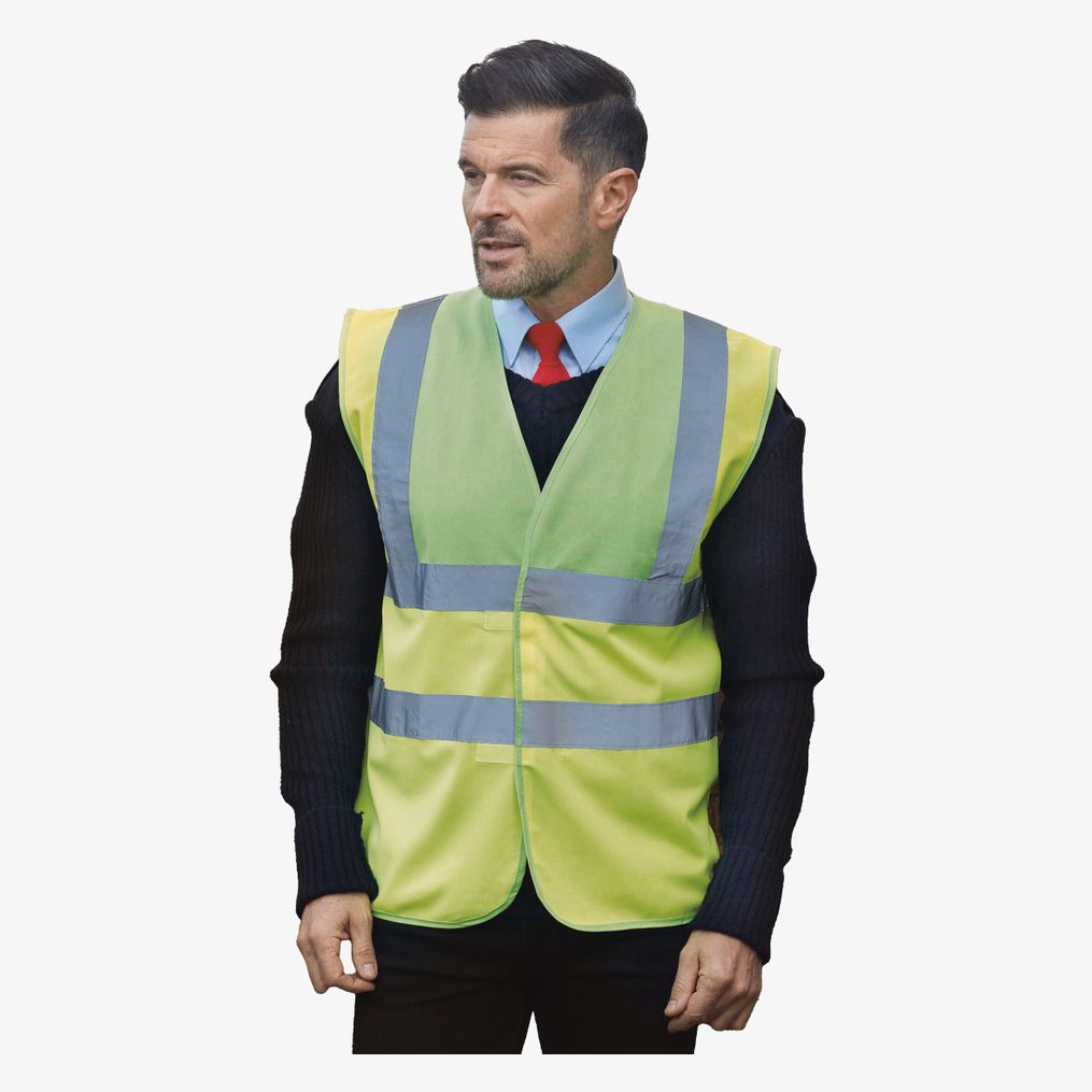 Hi Vis 2 Band & Brace Waistcoat yoko