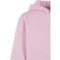 Build Your Brand Kids Fluffy Hoody Soft pink