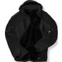 Result 3-layer recycled printable casual hooded softshell black/black