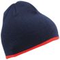 Myrtle Beach Beanie with Contrasting Border navy/red