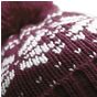 Beechfield Bonnet Fair Isle snowstar® burgundy/white