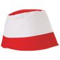 L-merch Cotton Sun Hat red/white