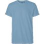 Neutral Mens Roll Up Sleeve T-Shirt dusty_indigo