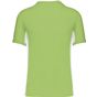 Kariban Tiger - T-shirt bicolore manches courtes lime/white
