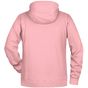 James&Nicholson Men´s Hoody rose_melange