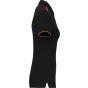 WK Designed To Work Polo Day To Day contrasté manches courtes femme black/orange