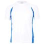 Cona Sports Racer Tech Tee - white/royal_blue - L