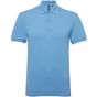 Asquith & Fox Polo homme classique polycoton cornflower