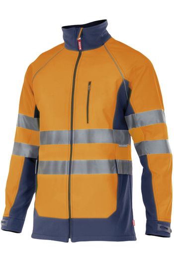 Image produit Blouson softshell bicolore haute visibilité