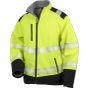 Result Printable ripstop safety softshell jacket fluorescent_yellow/black