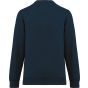 WK Designed To Work Sweat-shirt Day To Day zip poche contrastée unisexe navy/fluorescent_yellow