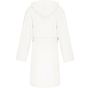 Kariban Peignoir de bain à capuche Bio white