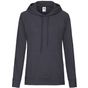 fruit of the loom Lightweight Hooded Sweat Lady-Fit bleu_fonce