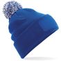 Beechfield Bonnet snowstar® à patch bright_royal/off_white